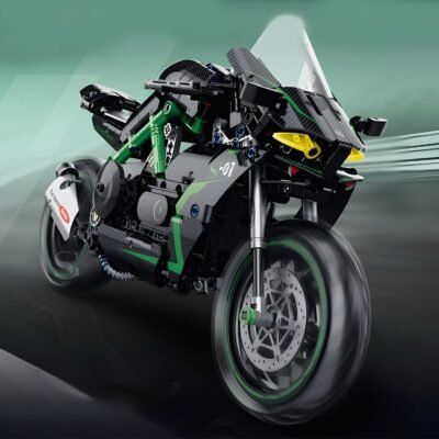 Carbon Fiber Japanese Motorbike ModelCars Building Block Toys | 512PCS - Image 2