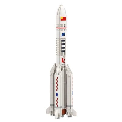 DDB123FE-A036-4F4F-9322-A4F6992ACD30 1:110 Long March 5 Model Building Block Toys | 2034PCS - Image 1
