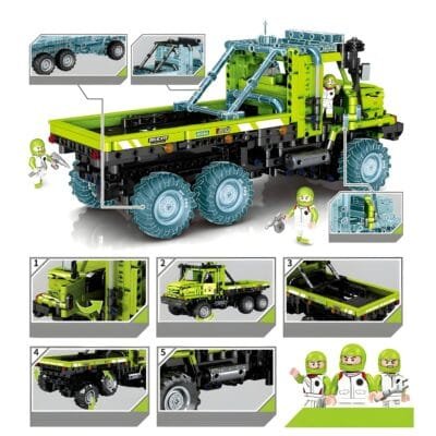 Remote Controlled Recovery Truck Model Building Block Toys | 1336PCS - Image 2