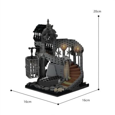 Spooky Ghost House Building Blocks | 658PCS Haunted Halloween Display Model Kit - Image 3
