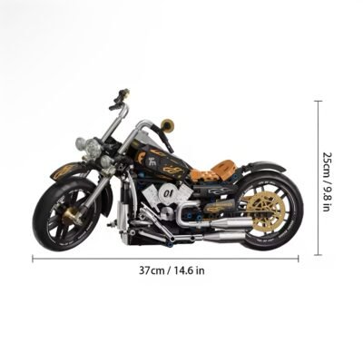 Retro Bike ModelCars Building Block Toys | 444PCS - Image 5