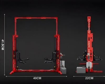 1:8 Electric Car Lift Model Building Block Toys | 537PCS - Image 4