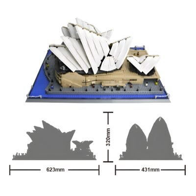 Magnificent Sydney Opera House Building Blocks | 2938PCS Iconic Architecture Model Kit - Image 3