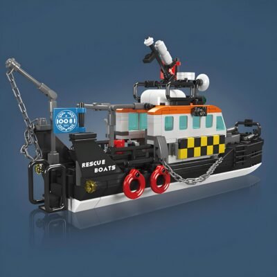 Rescue Boat Model Building Block Toys | 366PCS - Image 3