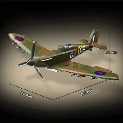 British Spitfire Model Building Block Toys | 682PCS - Image 7