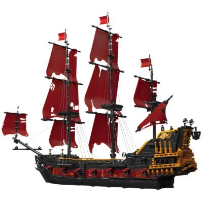 EDE0F940-4F91-42A4-BAE5-74364959561E 18Th Century Pirate Ship Model Building Block Toys | 3138PCS - Image 1