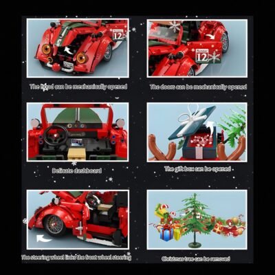 Limited Edition Santa'S Custom Beetle ModelCars Building Block Toys | 2870PCS - Image 3