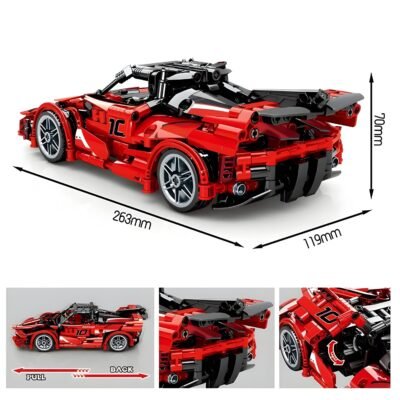 Italian Track Icon ModelCars Building Block Toys | 536PCS - Image 2