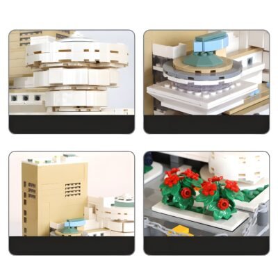 Iconic Guggenheim Museum Model Building Block Set | 904PCS - Image 2