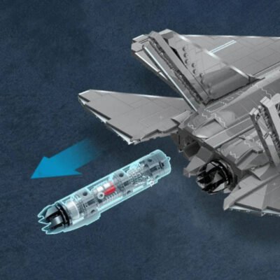 J-35 Stealth Fighter Model Building Block Toys | 2635PCS - Image 4