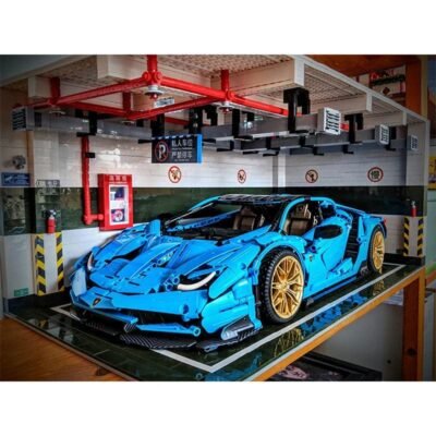 Ultimate 1:8 Scale Car Park Display Model | 2436PCS Building Block Garage Set - Image 5