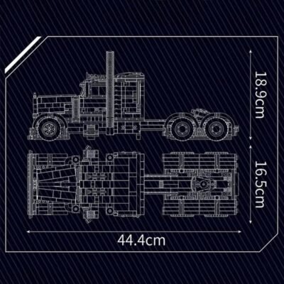 American Truck Model Building Block Toys | 1796PCS - Image 8