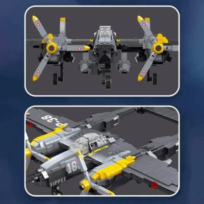 P-38 Fighter Model Building Block Toys | 942PCS - Image 5