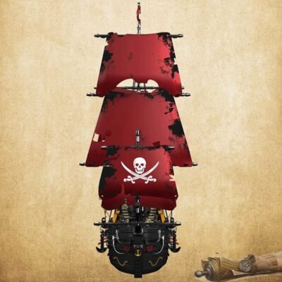 18Th Century Pirate Ship Model Building Block Toys | 3138PCS - Image 4