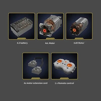 Remote Controlled Crane Truck Model Building Block Toys | 4012PCS - Image 9