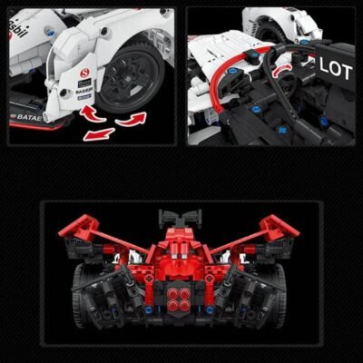 Gen 2 Electric Single Seater Race Car ModelCars Building Block Toys | 1628PCS - Image 4
