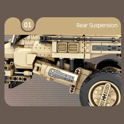 Remote Controlled Combat Buggy Model Building Block Toys | 1182PCS - Image 4