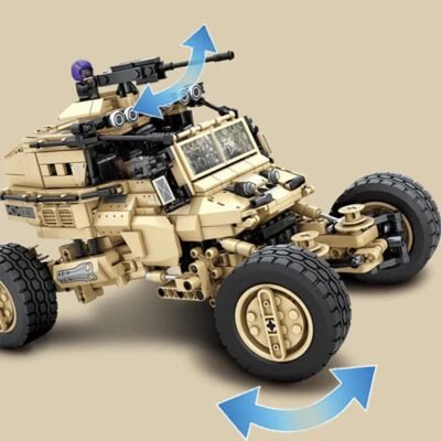 Remote Controlled Combat Buggy Model Building Block Toys | 1182PCS - Image 6