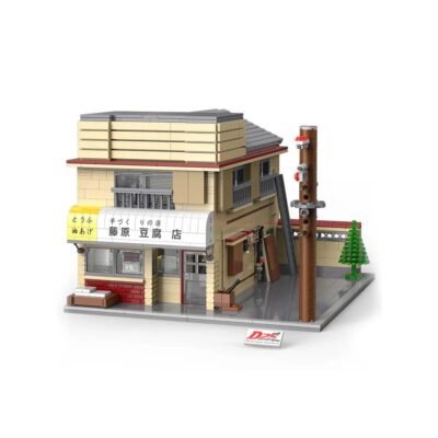 Ultimate Initial D Fujiwara Tofu Shop Building Blocks | 1908PCS Anime Model Kit Perfect Gift for Drift Fans - Image 5