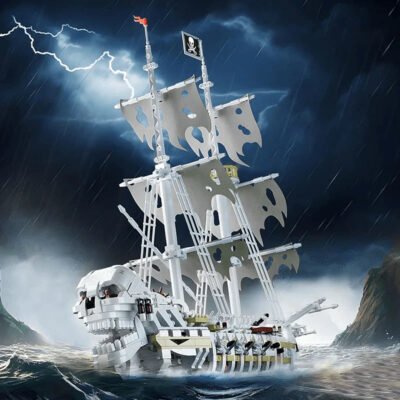 Skeleton Ship Model Building Block Toys | 1591PCS - Image 2