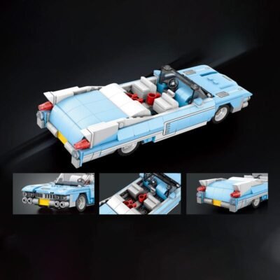 Baby Blue 1957 Coupe ModelCars Building Block Toys | 309PCS - Image 2