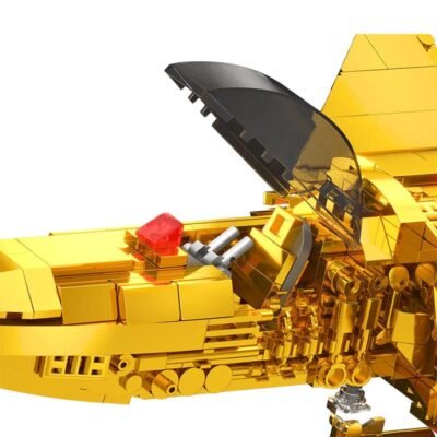 Collector'S Golden Edition J-20 Model Building Block Toys | 1199PCS - Image 7