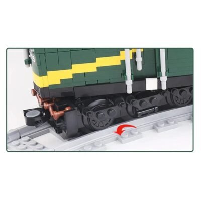 Remote Controlled Diesel Locomotive Model Building Block Toys | 2086PCS - Image 4