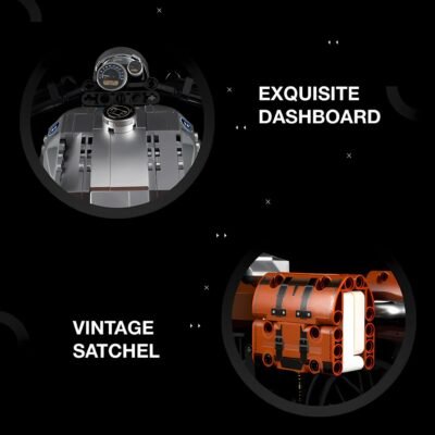 The Iconic R Nine T Model Building Block Toys | 925PCS - Image 4