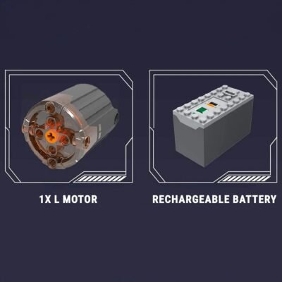 Motorised Flat 6 Engine ModelCars Building Block Toys | 2376PCS - Image 6