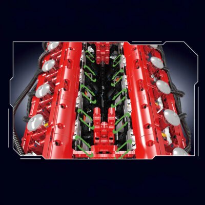 The Ultimate V12 Engine & Gearbox ModelCars Building Block Toys | 3472PCS - Image 6