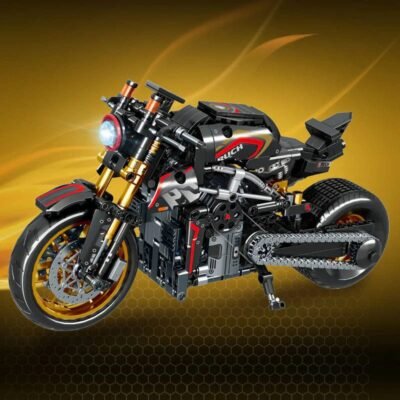 Devil Carbon Sports Bike ModelCars Building Block Toys | 771PCS - Image 3