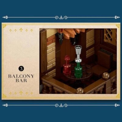 Enchanting Medieval Bistro & Tavern Building Blocks | 2831PCS Modular Historic Model Kit - Image 5