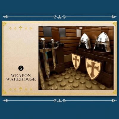 Enchanting Medieval Bistro & Tavern Building Blocks | 2831PCS Modular Historic Model Kit - Image 7