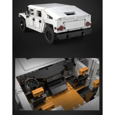 Remote Controlled H1 Humvee Model Building Block Toys | 1382PCS - Image 4
