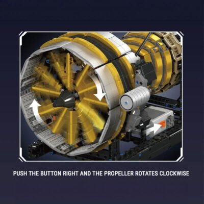 Motorised Turbine Engine ModelCars Building Block Toys | 2256PCS - Image 6