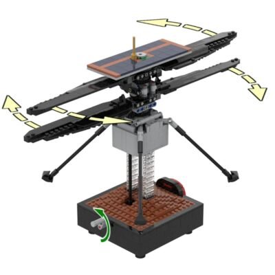Mars Ingenuity Helicopter Model Building Block Toys | 729PCS - Image 2