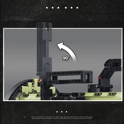 M136 At-4 Anti Tank Grenade Launcher Model Building Block Toys | 1747PCS - Image 11