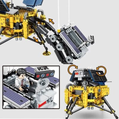 Lunar Probe Model Building Block Toys | 705PCS - Image 4