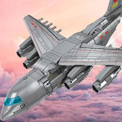 Xi'An Y-20 Cargo Plane Model Building Block Toys | 1253PCS - Image 3