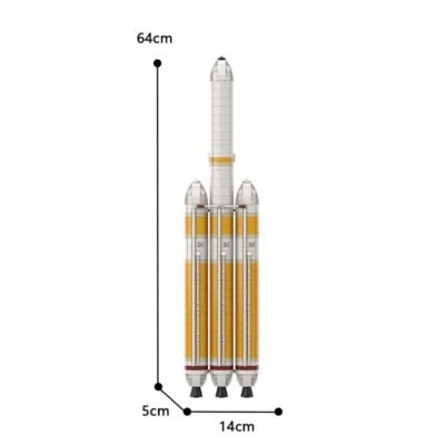 Delta Iv Heavy With Parker Solar Probe Model Building Block Toys | 1912PCS - Image 5