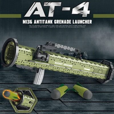 M136 At-4 Anti Tank Grenade Launcher Model Building Block Toys | 1747PCS - Image 2
