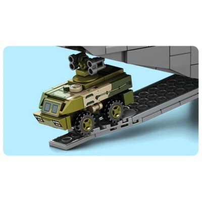 Xi'An Y-20 Cargo Plane Model Building Block Toys | 1253PCS - Image 4