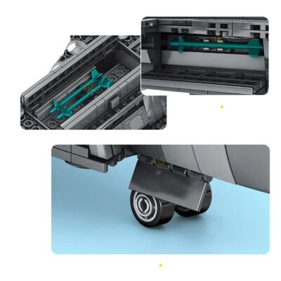 J-20 Fighter Aircraft Model Building Block Toys | 774PCS - Image 4