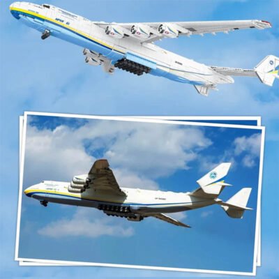 The Ultimate Antonov 225 With Stand Model Building Block Toys | 5349PCS - Image 6