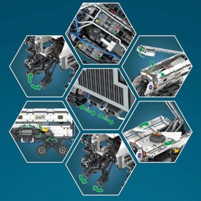 Remote Controlled Mars Buggy Model Building Block Toys | 1608PCS - Image 4