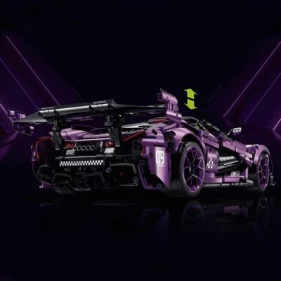 SATIN PURPLE P1 Modelcars Building Block Toys  | 3567PCS - Image 5