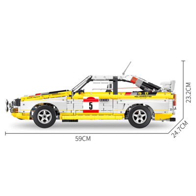 Audi Rally Quattro Group B 1984 ModelCars Building Block | 3886pcs - Image 5