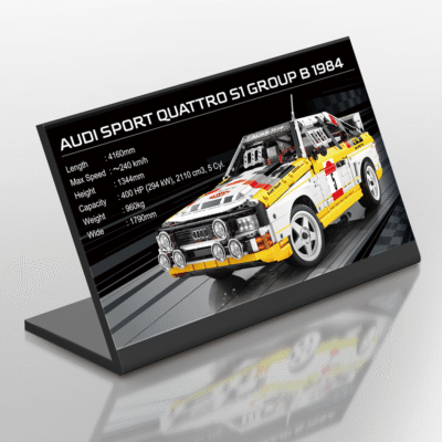Audi Rally Quattro Group B 1984 ModelCars Building Block | 3886pcs - Image 4
