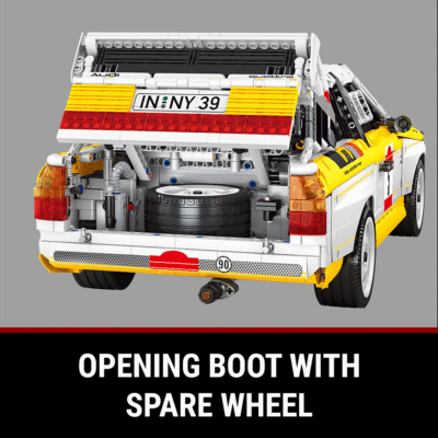 Audi Rally Quattro Group B 1984 ModelCars Building Block | 3886pcs - Image 9